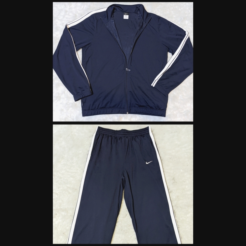 Vintage Navy Blue Nike Tracksuit